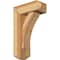 Ekena Millwork Thorton Craftsman Rough Sawn Bracket w/ Offset Brace, Western Red Cedar, 6"W x 14"D x 22"H BKT0604X14X22THR04RWR - alternate 1